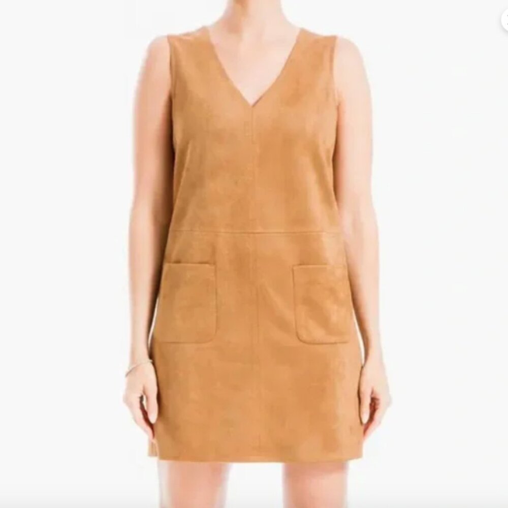 Max Studios Suede Minidress